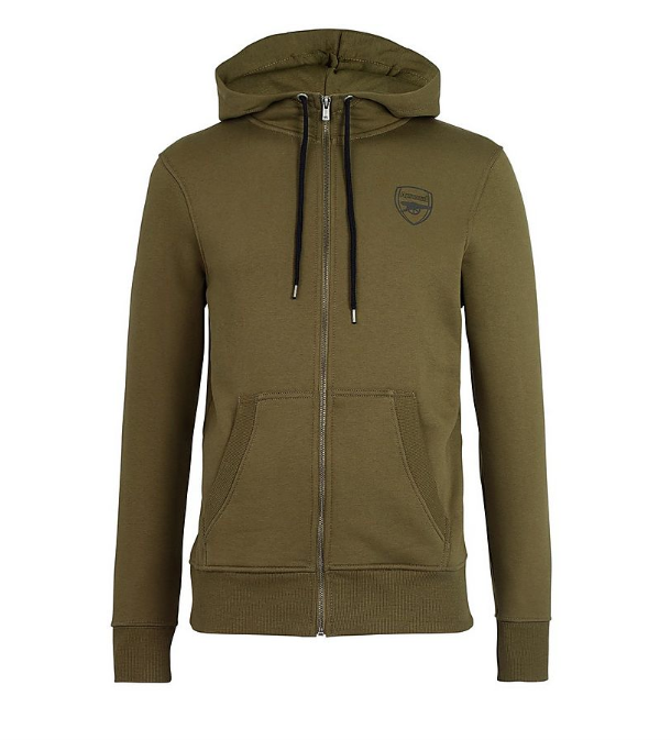 เสื้อฮู้ดอาร์เซนอล Essentials Zip ของแท้