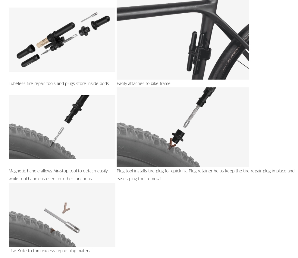 เครื่องสำหรับซ่อมยาง Tubeless TOPEAK TUBI POD X TUB-PDX