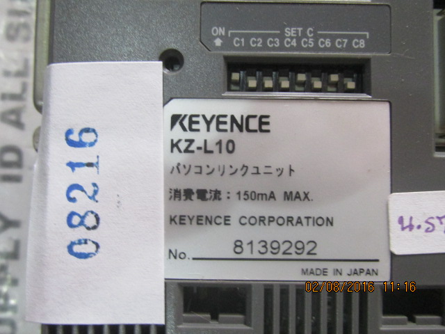 KZ-L10 PLC “ KEYENCE ”