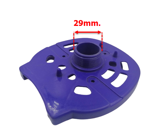 *เลิกจำหน่าย* กระโหลกหน้าพัดลม (เกลียวเล็ก) ทั่วไป (คละสี)