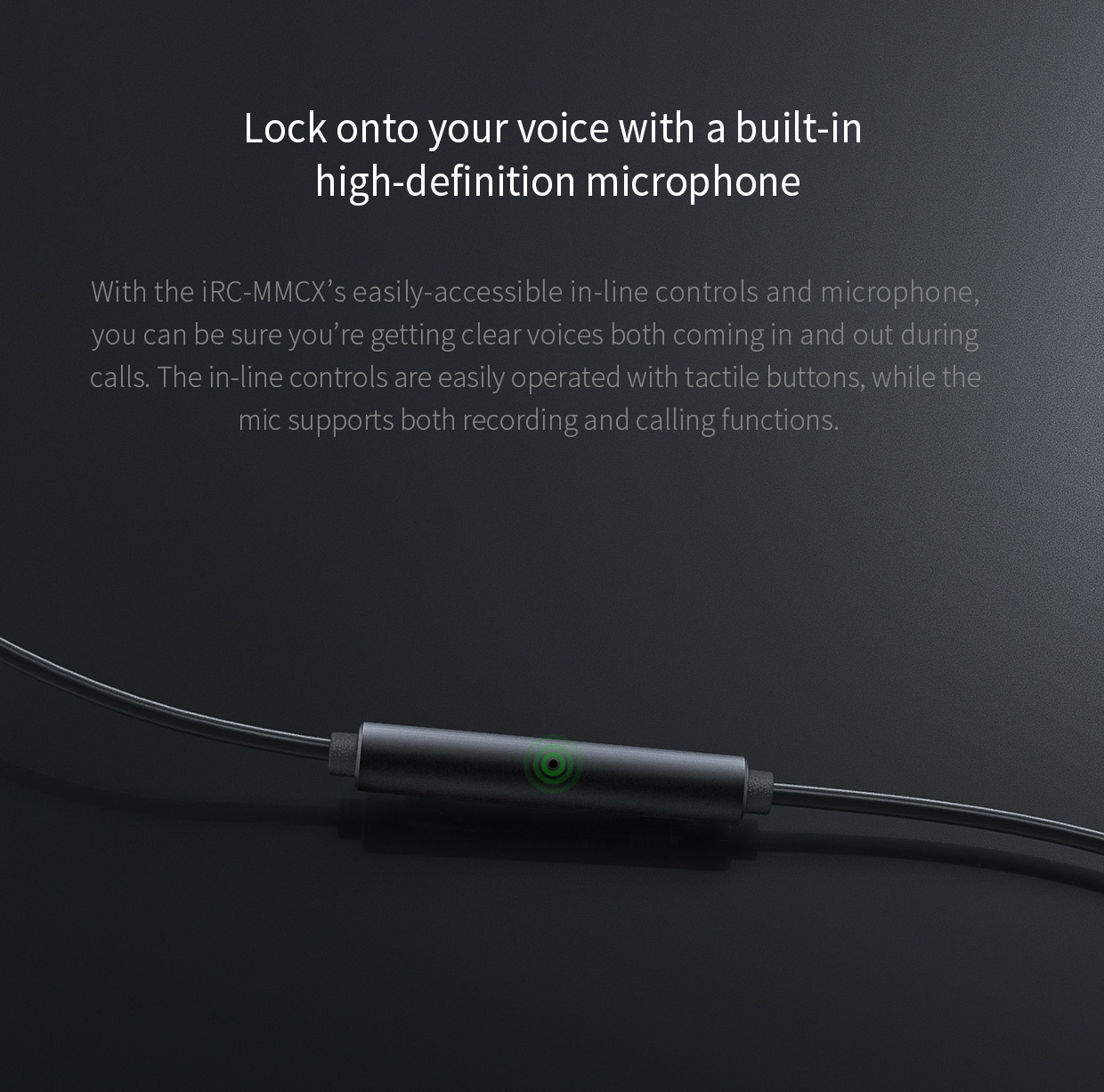 ขาย FiiO iRC-MMCX สาย Lightning สำหรับ iphone , ipod , ipad ขั้ว MMCX พร้อมไมค์ในตัว