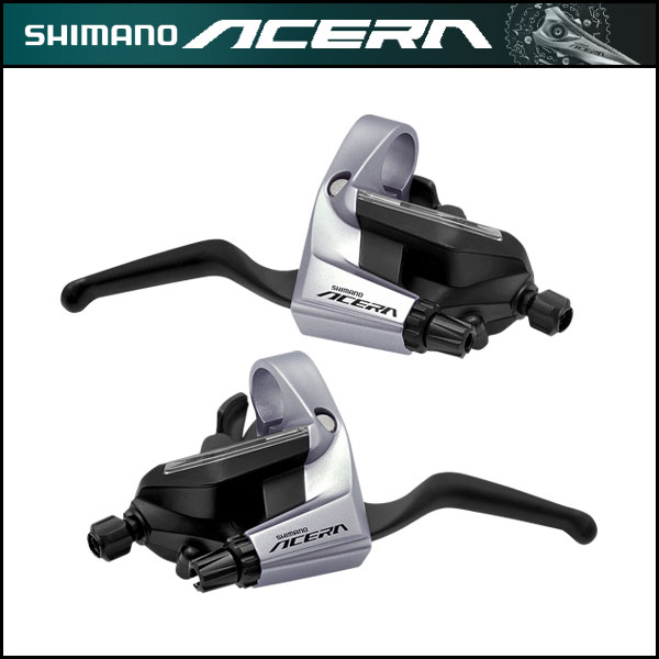 มือเกียร์ SHIMANO ACERA, ST-T3000 รุ่นติดมือเบรค (V-Brake), R/L, 9-SPD, (อินโด)