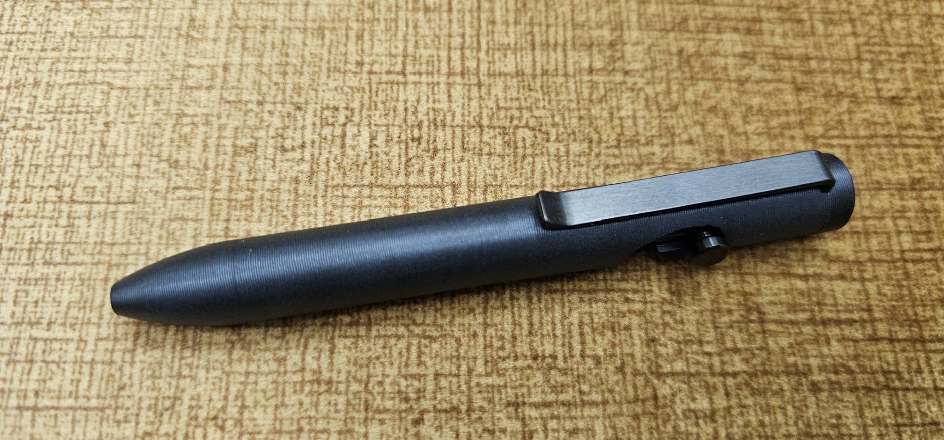 Tactile Turn: Bolt Action Pen - Ultem Black Mini