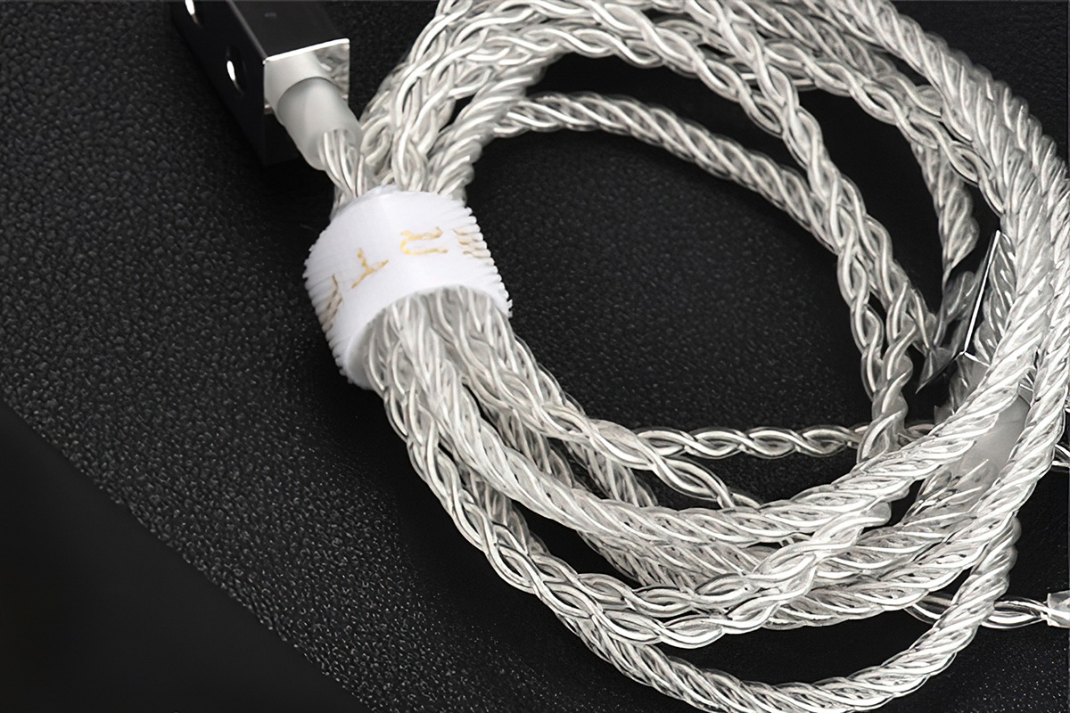 สายเปลี่ยนหูฟัง SUPERTFZ Cable 1 สายชุบเงินถักเกรด Hi-Fi