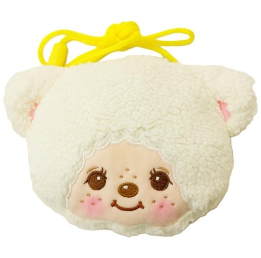 กระเป๋าคล้องคอสุดคิ้วท์ Monchhichi Neck Pouch
