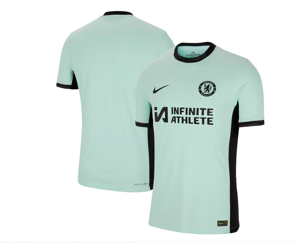 เสื้อเชลซี 2023 2024 ชุดที่3 Third Vapor Match Sponsored รุ่นนักเตะของแท้