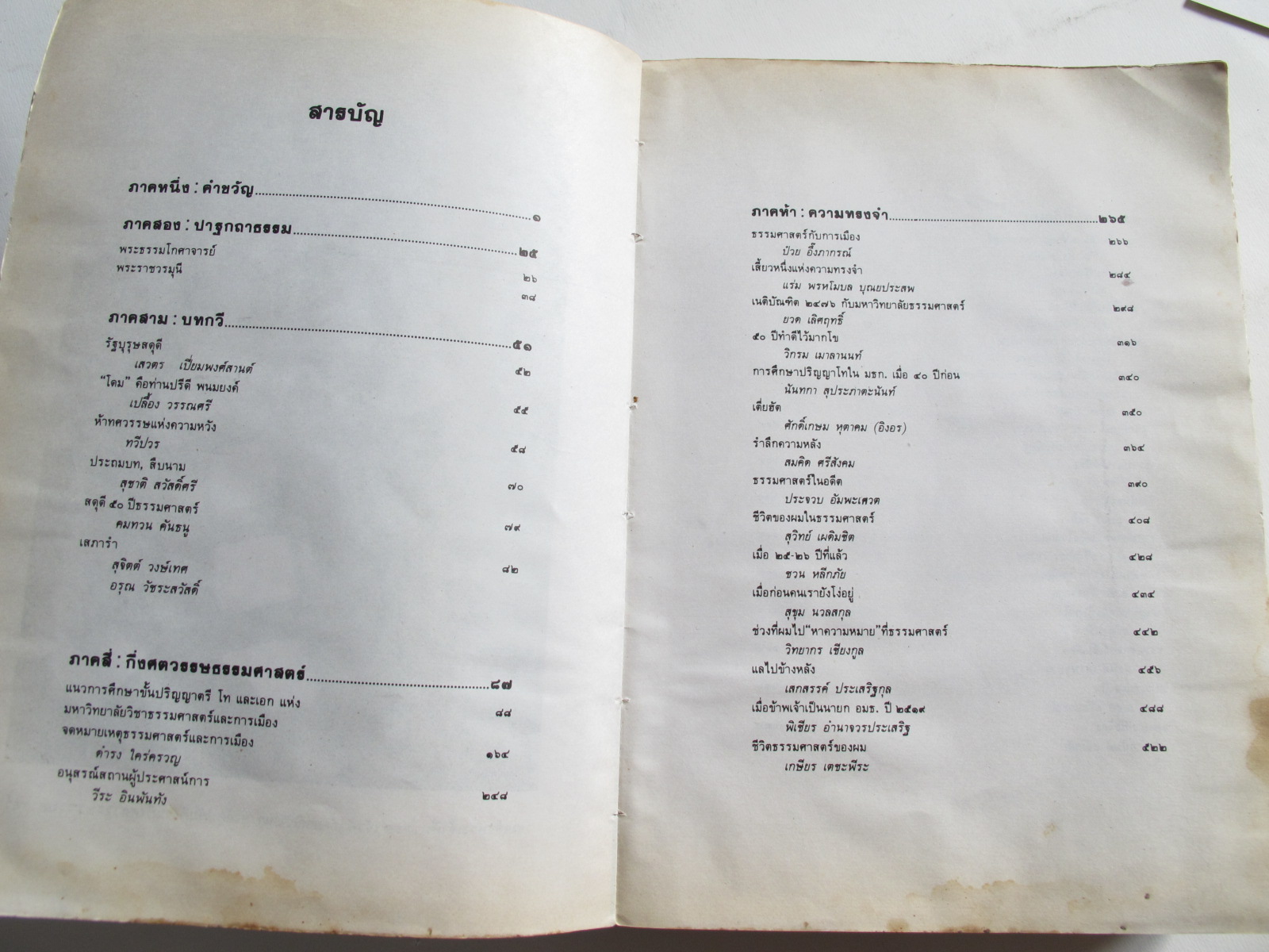 หนังสือ 50 มธ กึ่งศตวรรษธรรมศาสตร์ 2477 – 2527