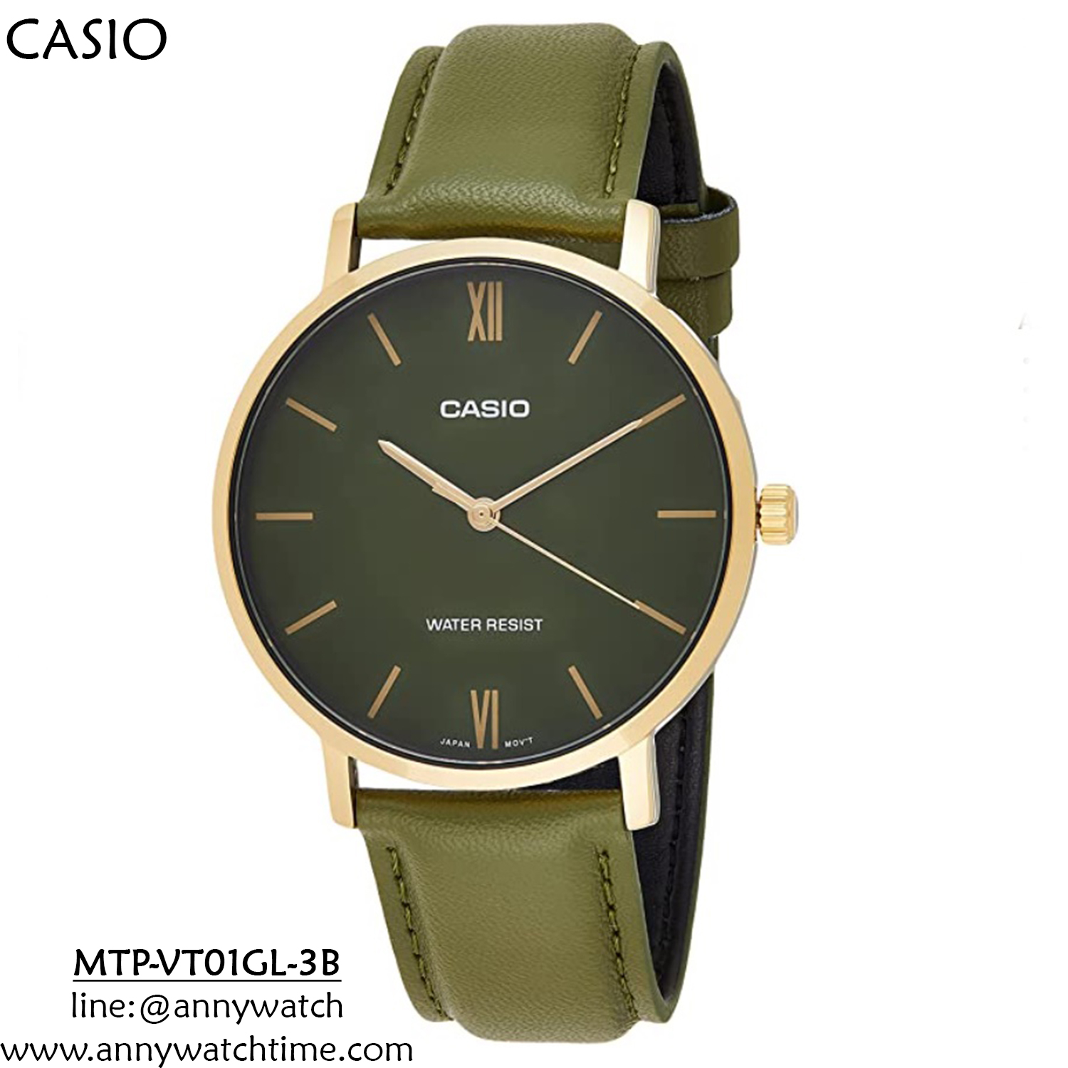 CASIO MTP-VT01GL-3B