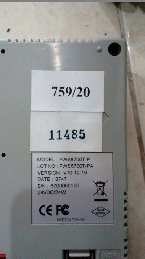 LCD TOUCH SCREEN “ HITECH ” รุ่น PWS6700T-P