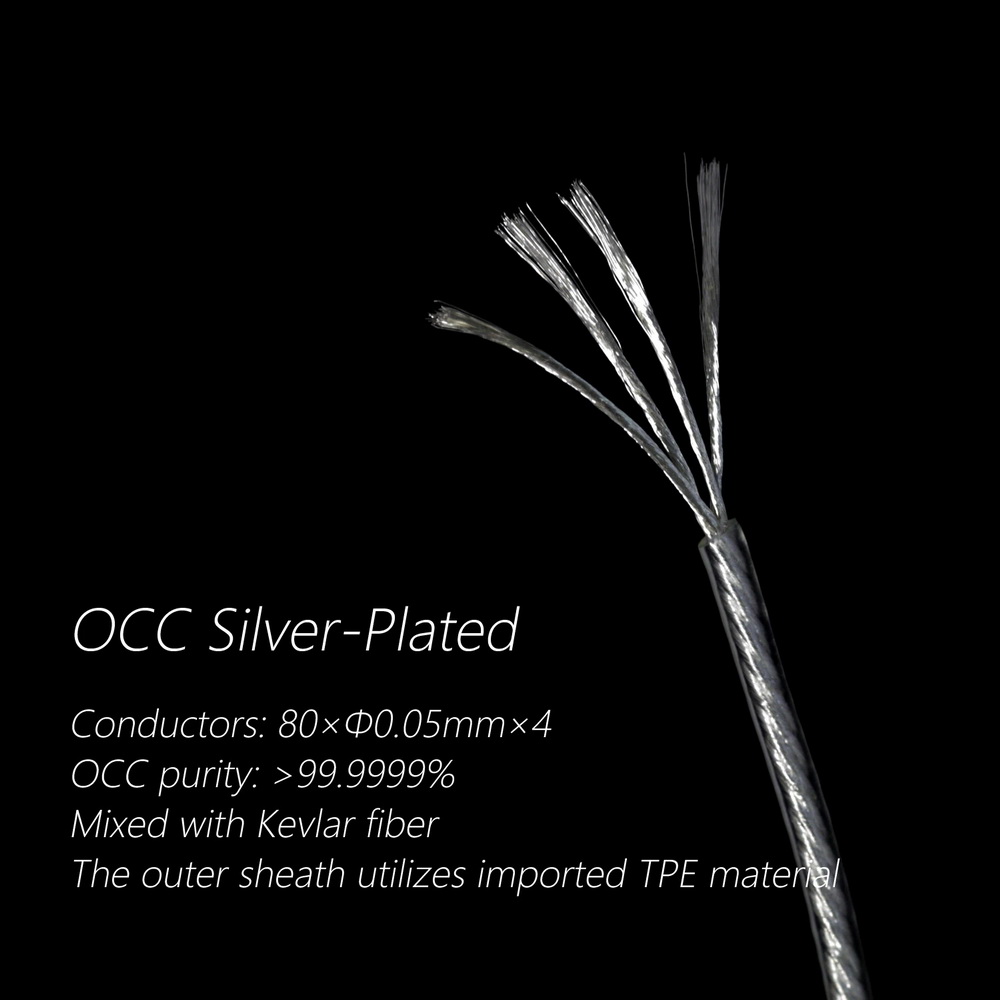 ขาย DD BC120A Clouds สายอัพเกรดหูฟัง ทองแดง 6N OCC ชุบเงินถัก