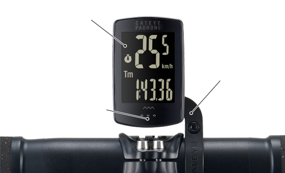 CATEYE PADRONE CC-PA100W ไมล์ไร้สาย , สีธงชาติไทย, อเมริกา, อังกฤษ, อิตาลี่, เยอรมัน