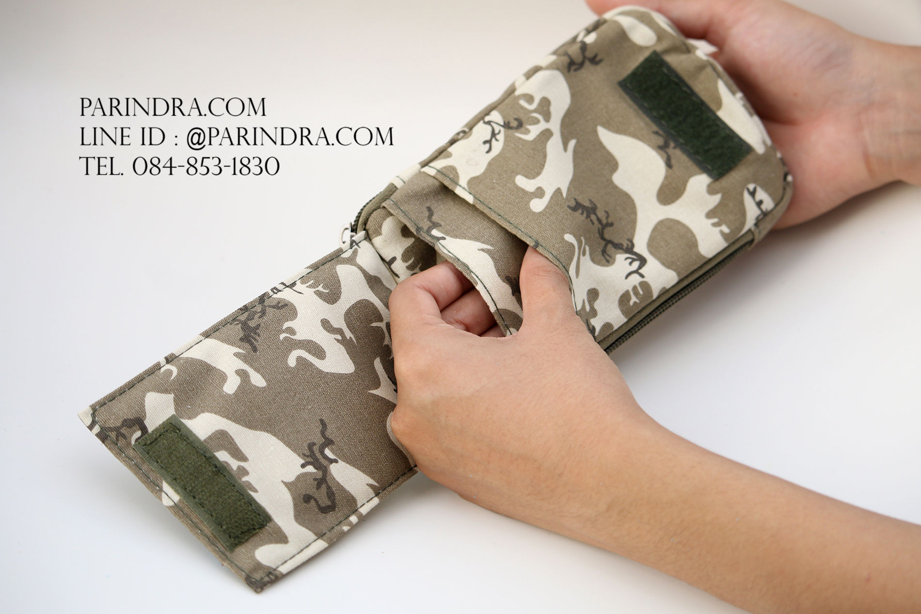 กระเป๋าลายพรางทหารแบบมินิ พกพาสะดวก มีคลิปแบบปลดเร็ว #004