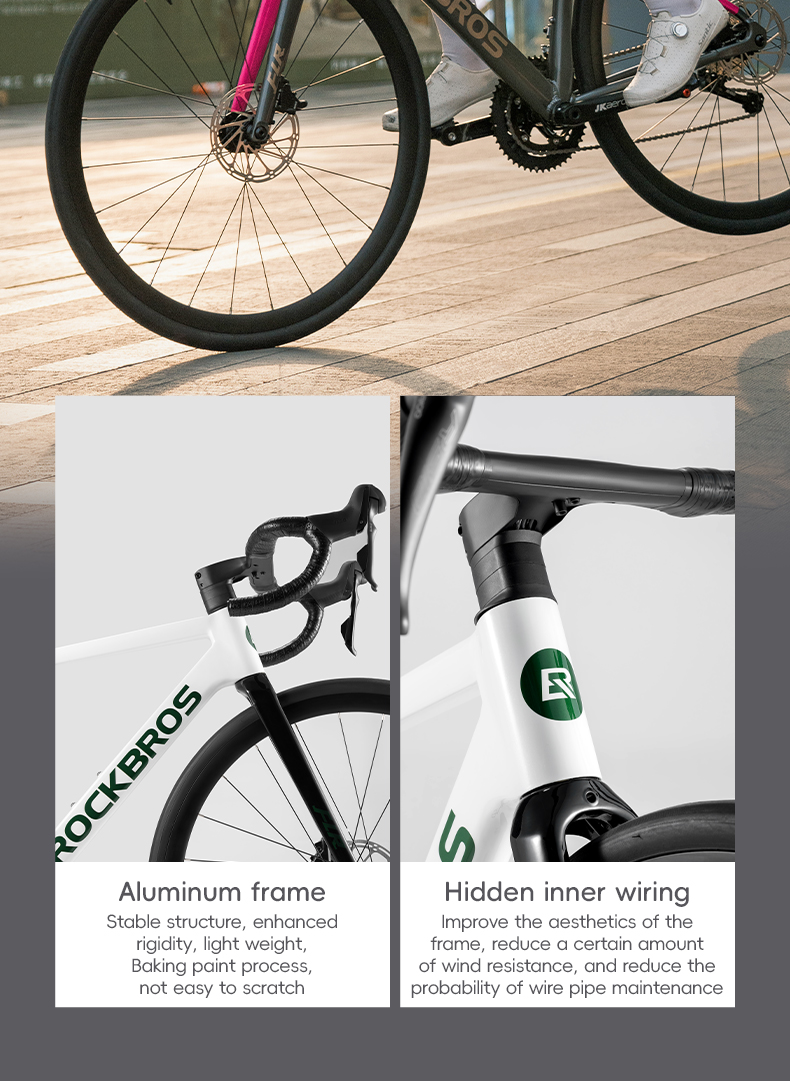 ROCKBROS GALE W3 จักรยานเสือหมอบ 20 สปีด 700C | เบรกน้ำมัน น้ำหนักเบา 11.25 กก. | ปี 2025