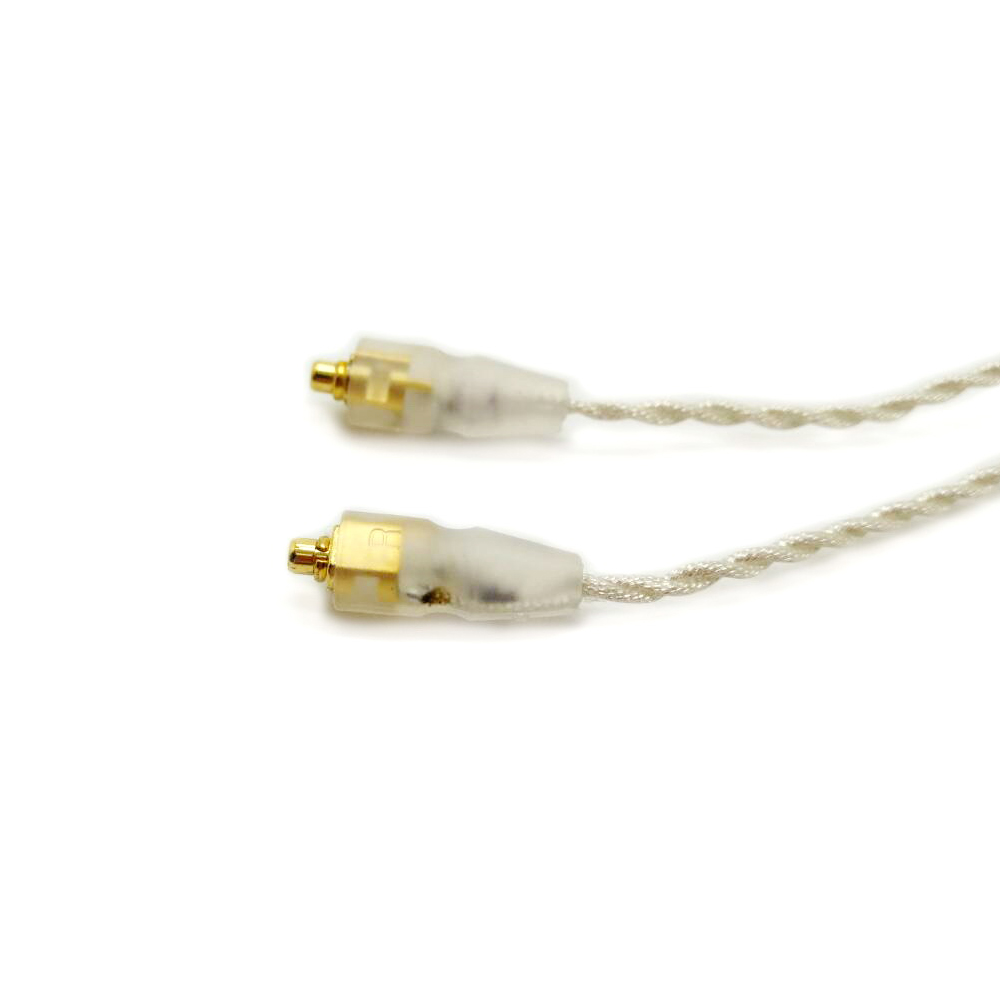 ขาย X-Tips silver fox สาย mmcx ขั้ว shure 0.75mm