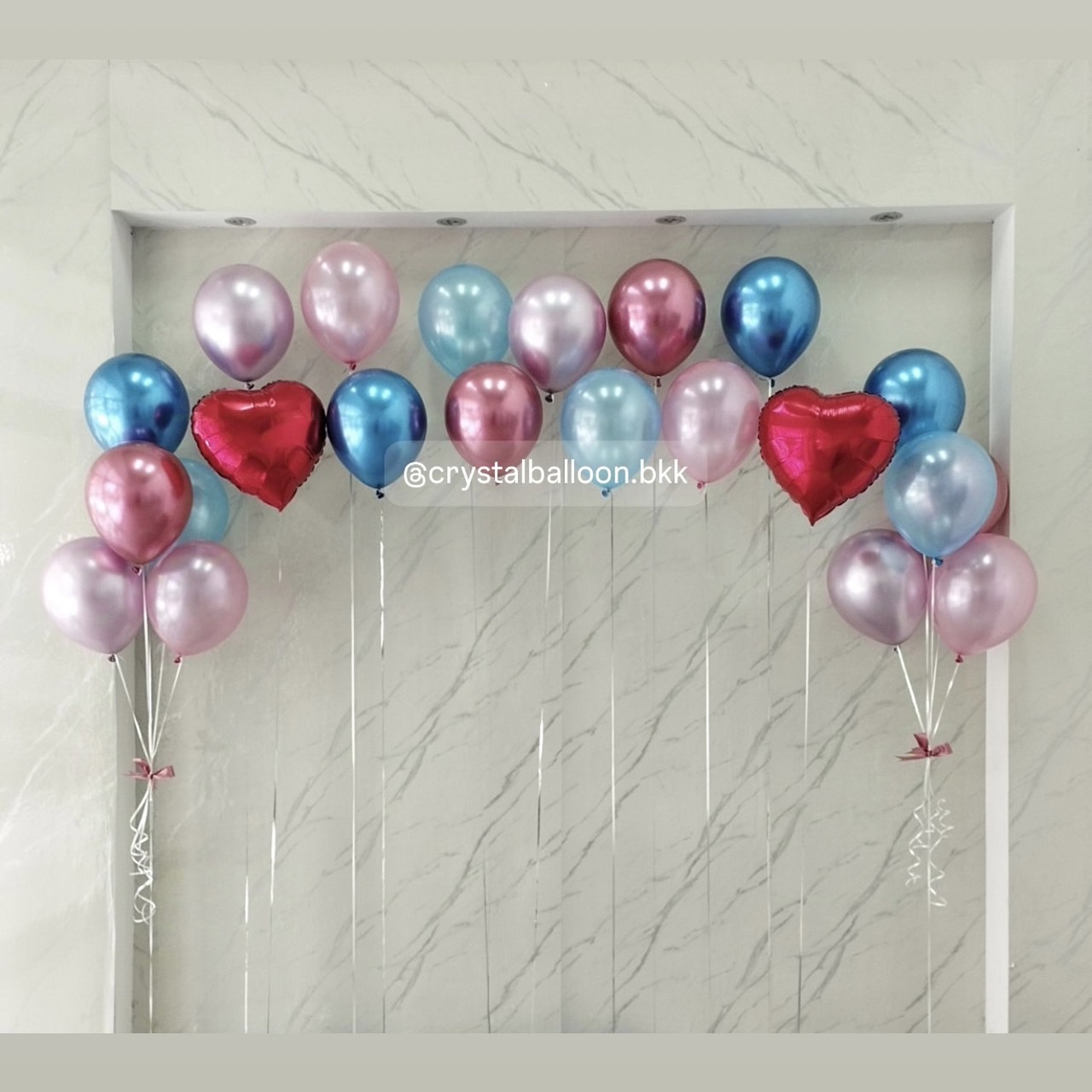 Happy Valentine ลูกโป่ง วาเลนไทน์ ฟอยล์หัวใจ ขนาด 18" ตั้งเดี่ยว 2 ลูก ช่อ 5 ลูก 2 ช่อ พร้อม ลูกโป่งตั้งเดี่ยว 10 ลูก หลากสี พร้อมตกแต่ง สามารถเปลี่ยนสี-ฟอยล์ตกแต่งได้