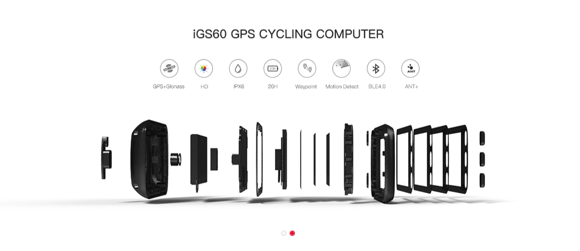 ไมล์ IGPSPORT :IGS60 GPS Bicycle Computer +รอบขา C61