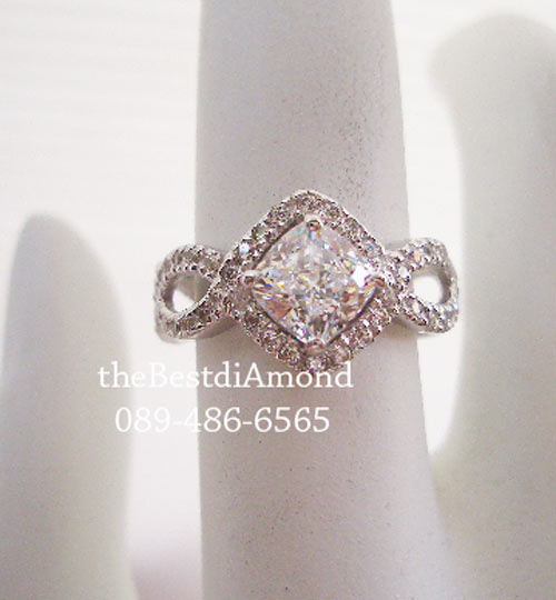 SR004RD+แหวนดีไซน์เกลียวผสมPrincess++แหวนเงินแท้ ดีไซน์สวยหรู แบบร้านจิวเวลลี่ทันสมัย ตามcounter ห้างเลย เหมือนของแท้สุดๆเล่นไฟวิ๊งๆ รับประกันความสวย