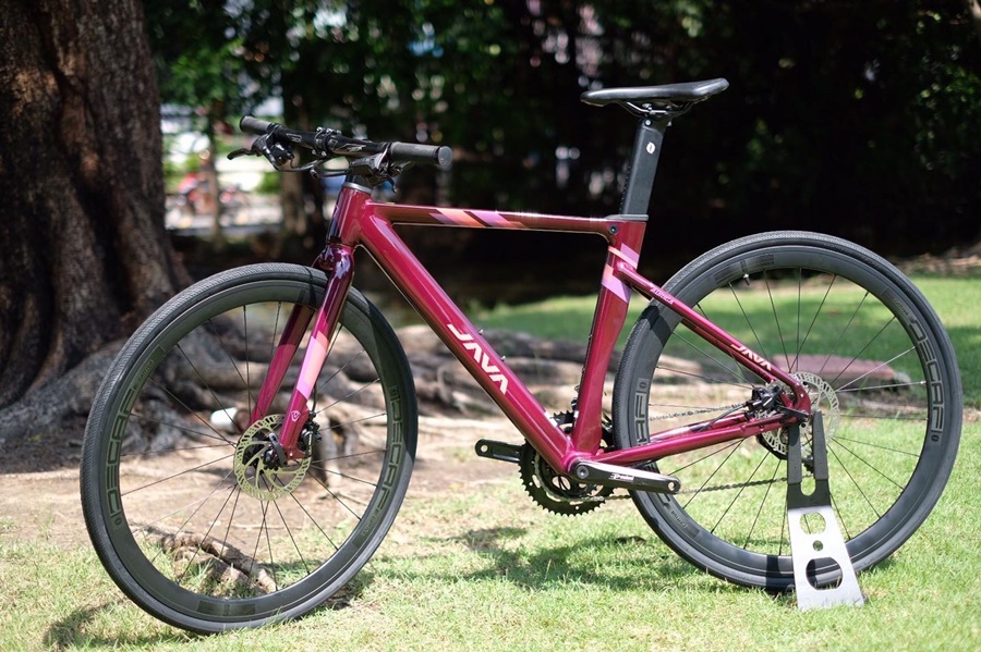 จักรยานไฮบริด JAVA AURIGA ชุดขับ DECA Shimano Sora 18 speeds เฟรมอลูมิเนียม ลบรอยเชื่อม 700c