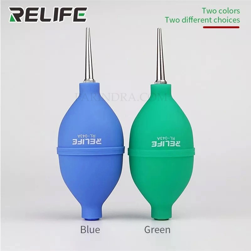 ลูกยางเป่าลม เป่าฝุ่น เปลี่ยนความยาวหัวได้ RELIFE Dust Cleaner รุ่น RL-043A สีฟ้าอ่อน