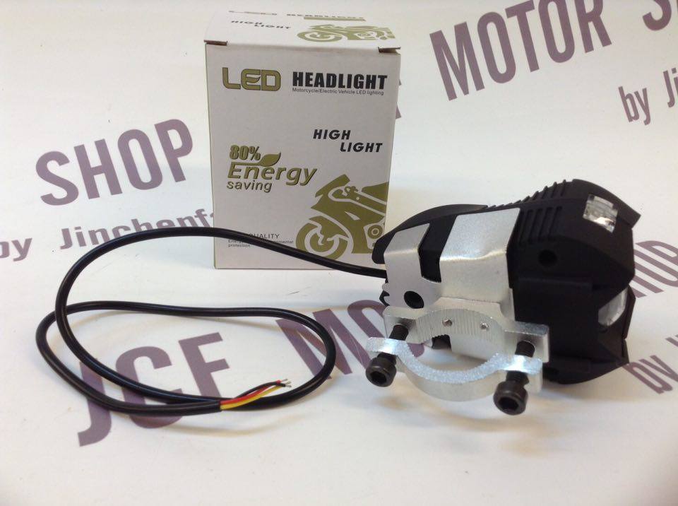 หลอดไฟหน้า LED สำหรับไฟมอเตอร์ไซค์ล้อพร้อมพัดลม 35W