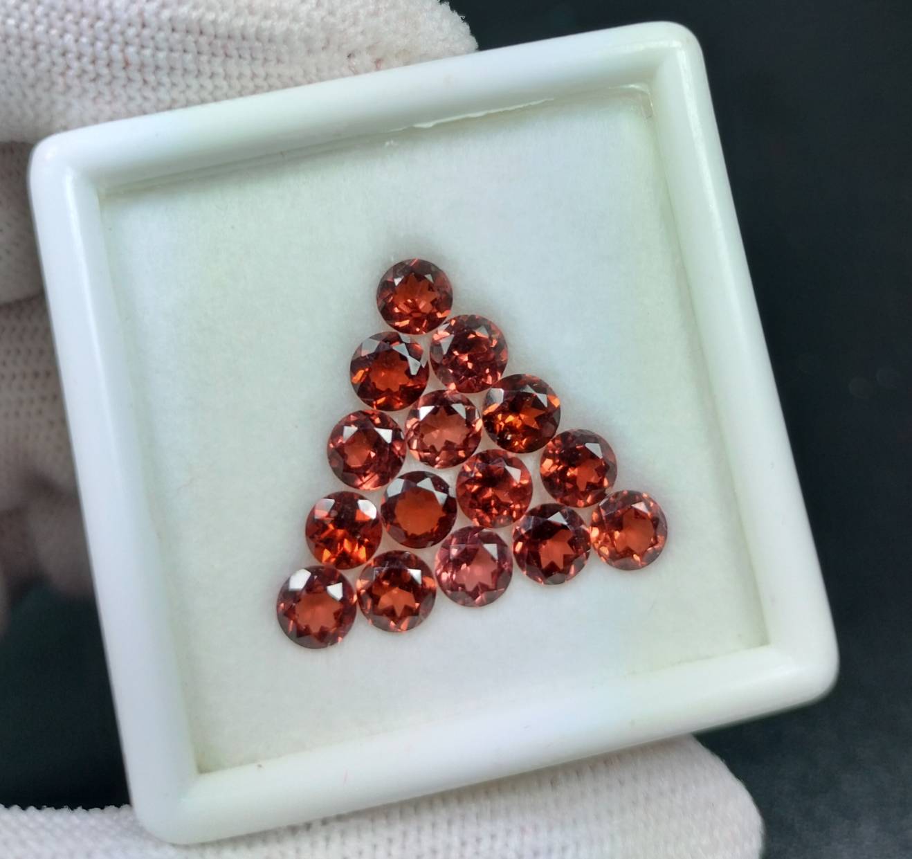 โกเมนแดง (Garnet) 4.6 มม.