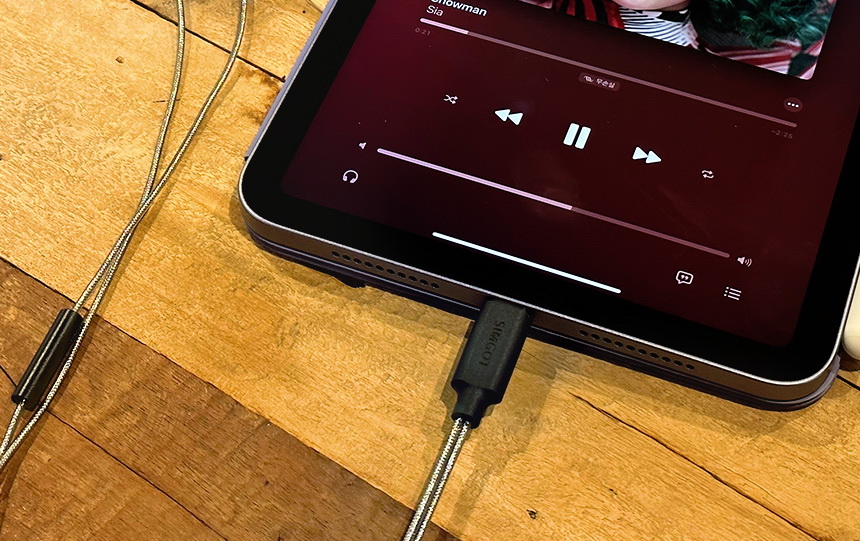 Simgot LC1T สายอัพเกรดหูฟังทองแดงหุ้มฉนวนเงิน DAC KT0211L ในตัว ขั้ว 2พิน0.78 ปลั้ก TypeC ประกันศูนย์ไทย