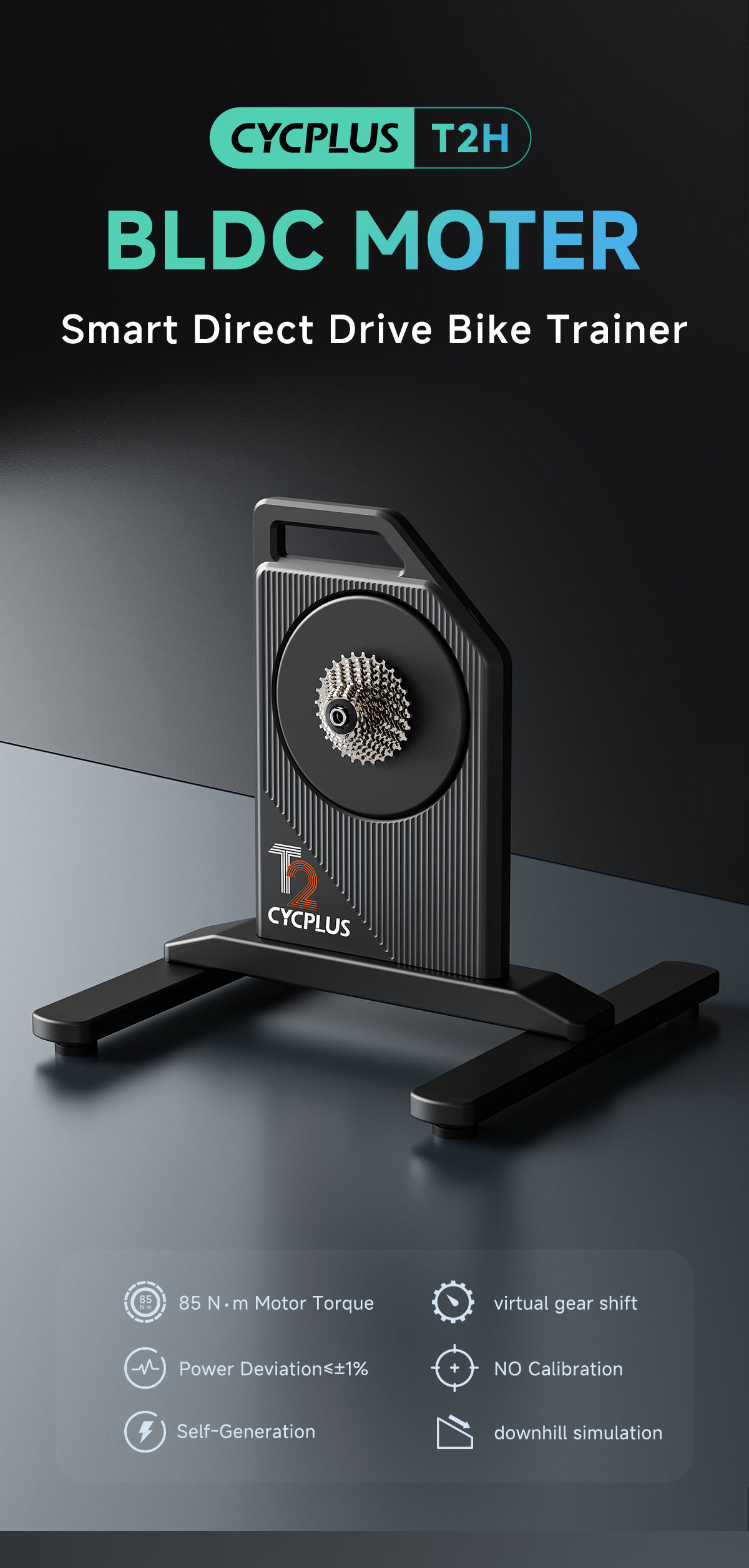 🚴♂️ CYCPLUS T2H Smart Bike Trainer