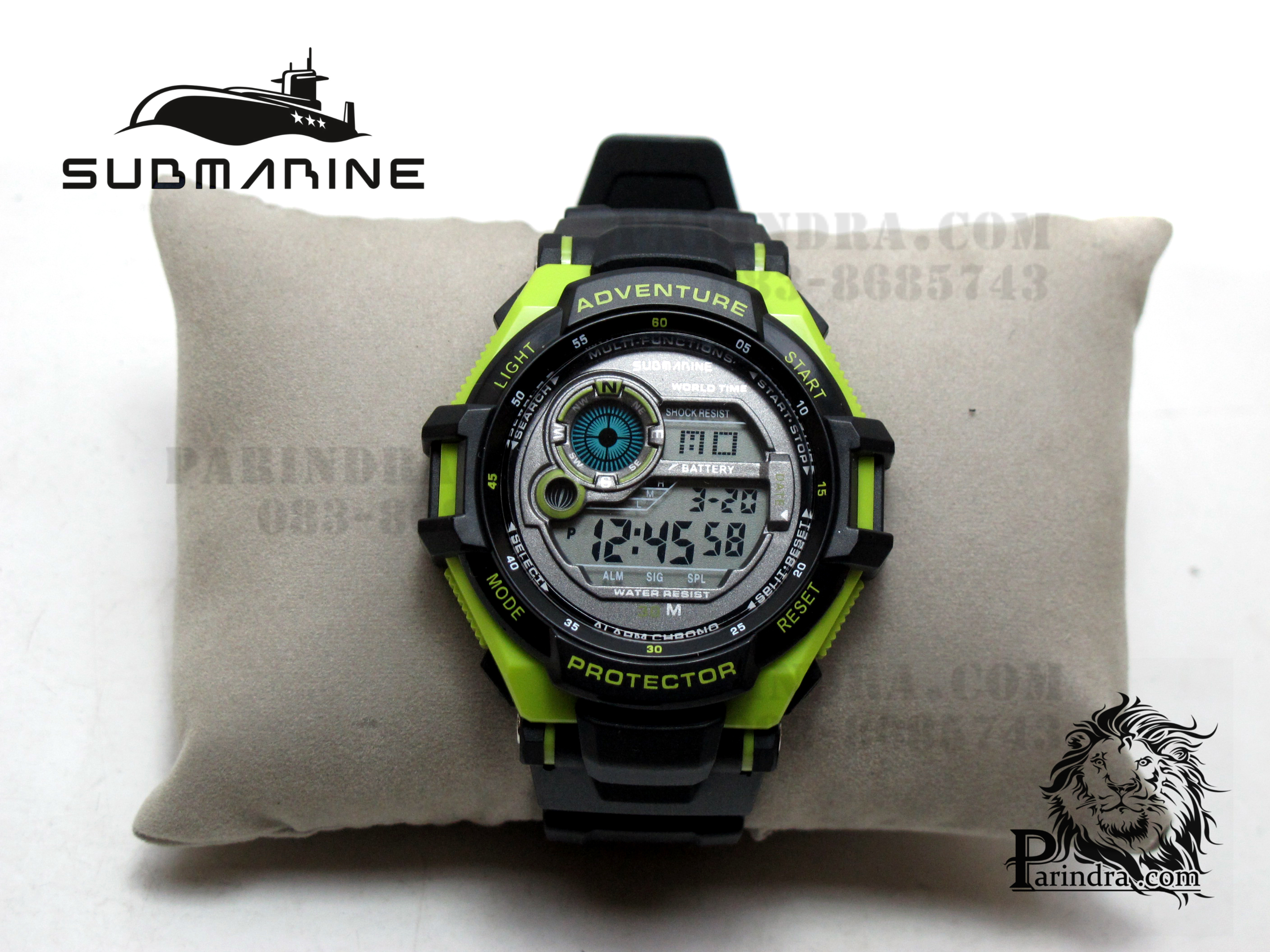 นาฬิกา US submarine รุ่น TP1299M ระบบดิจิตอล ดำ-เขียว