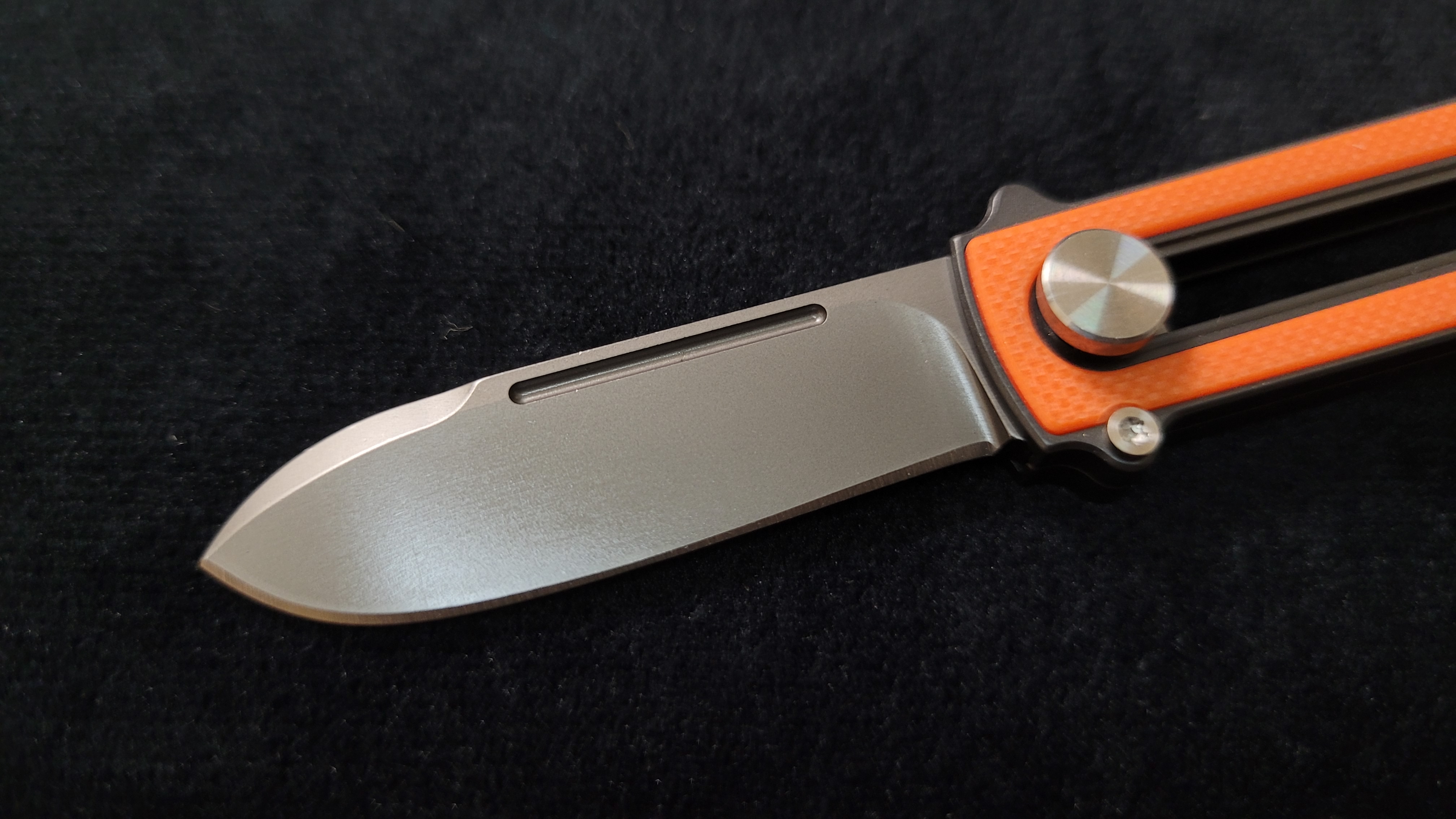 Zr BarloX with M390 Blade-for a short time Dealer's Cost Orange DLC Black Blade