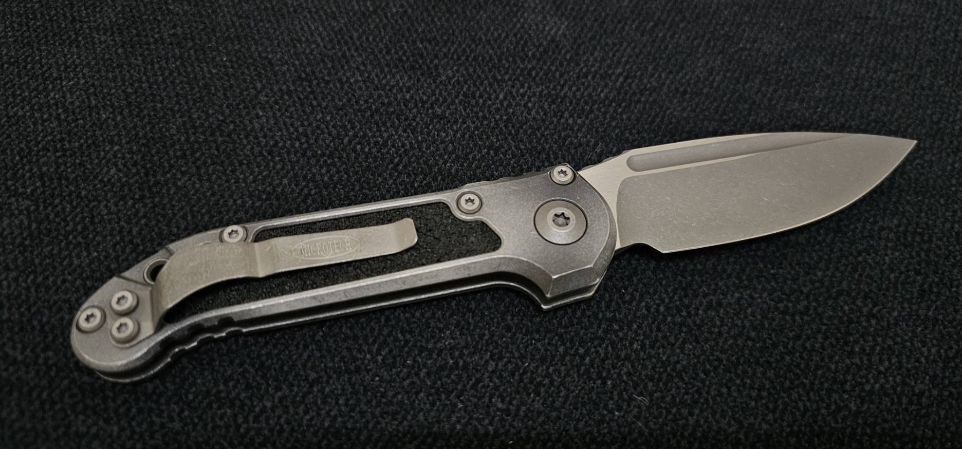 Microtech Auto LUDT Button Lock GenIII