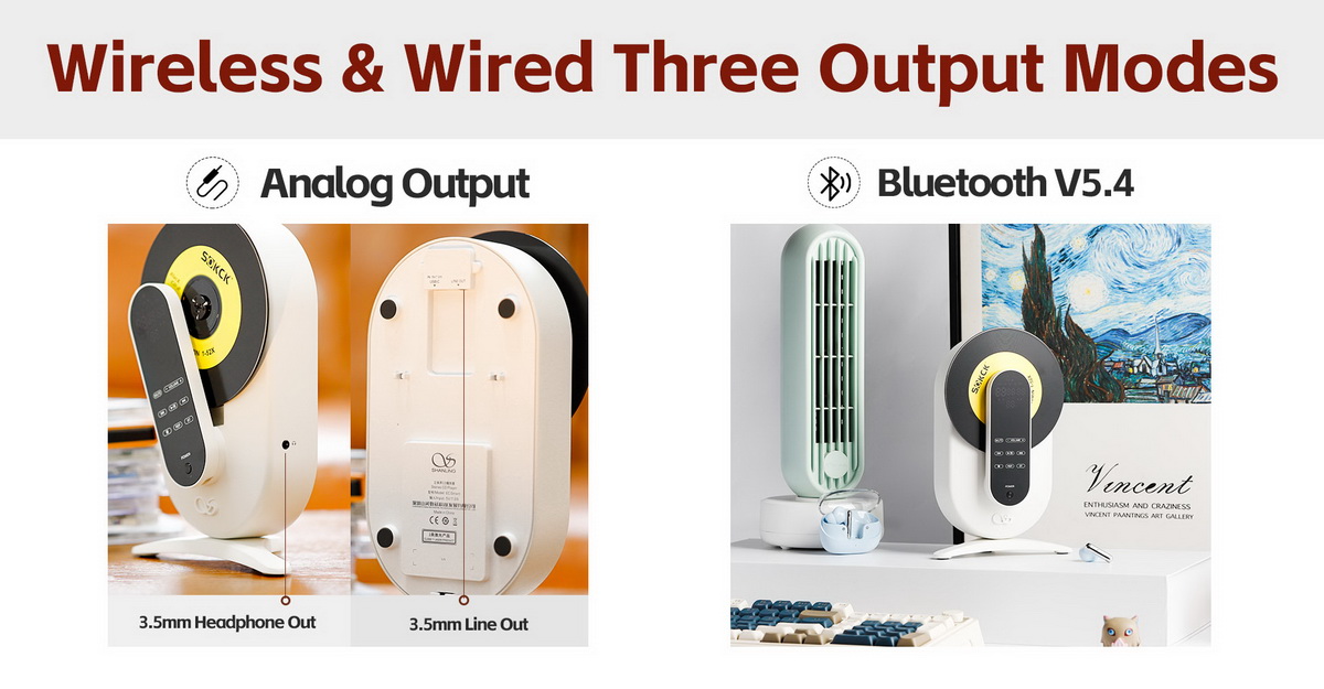 Shanling ECSmart เครื่องเล่น CD สุดล้ำ ชิป DAC CS43131 หัวอ่าน Sanyo DA11 รองรับ Bluetooth5.4 ประกันศูนย์ไทย