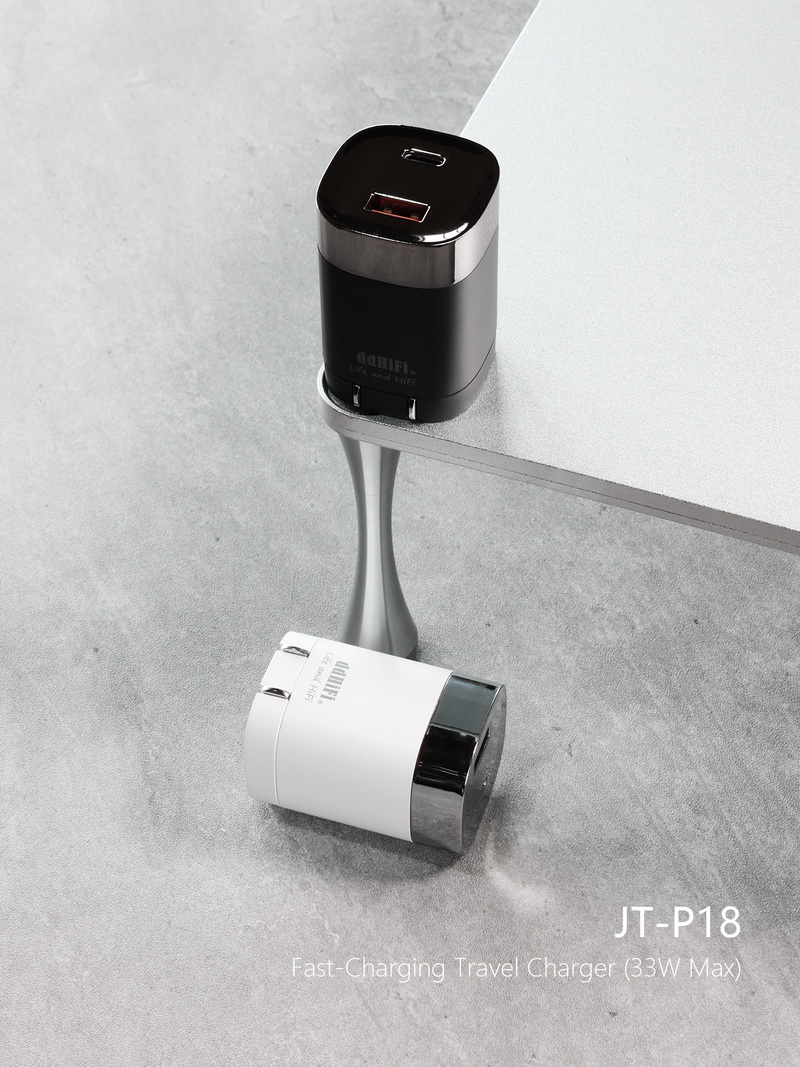 DD JT-P18 หัวชาร์จไว รองรับ PSS 33W, PD 30W จอแสดงกำลังไฟแบบ Realtime ขาพับเก็บได้