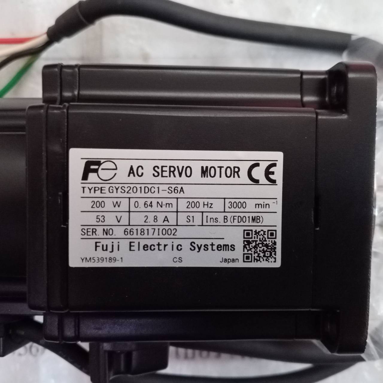 GYS201DC1-S6A SERVO MOTOR " FUJI "