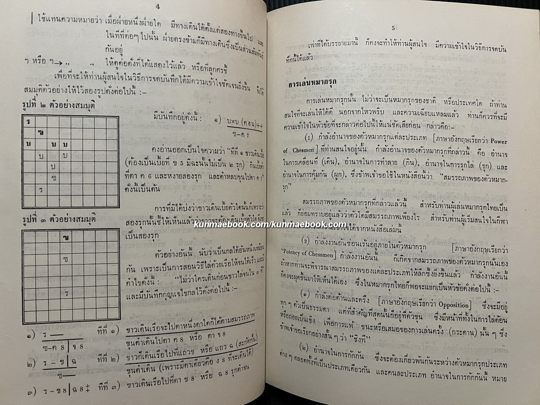หนังสือหมากรุกกล นิพนธ์ของ หม่อมเจ้าอนันตนรไชย เทวกุล