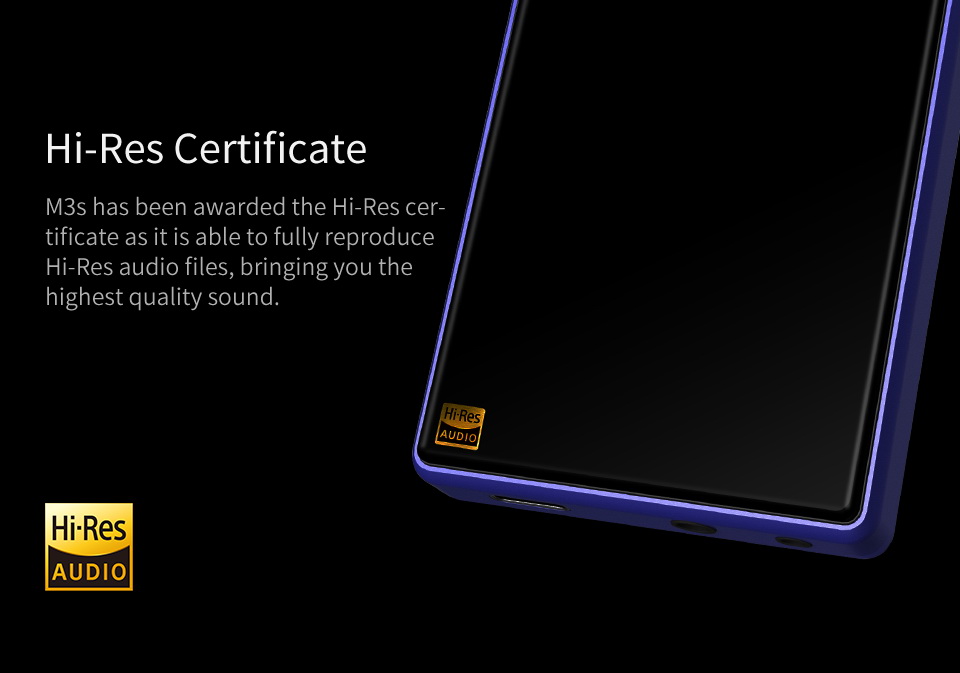 ขาย SHANLING M3S Dap ระดับ Hi-Res รองรับ Lossless , Native DSD และ Bluetooth 4.1