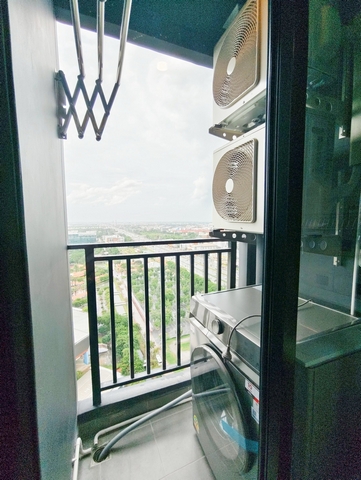 ให้เช่าคอนโด เทอร์ร่า เรสซิเดนซ์ ชั้น 27 ขนาด 30 ตร.ม.เฟอร์ครบ มีเครื่องซักผ้า ติดธรรมศาสตร์รังสิต