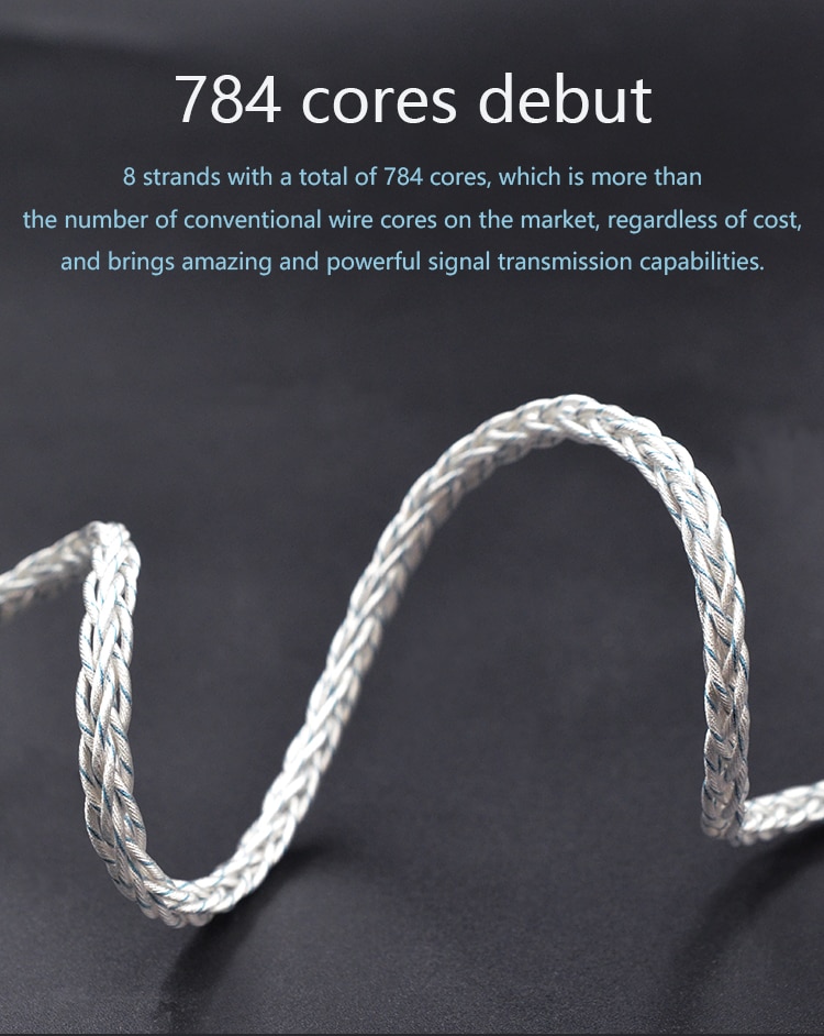 ขาย KZ NEO Blue สายอัพเกรดหูฟัง สำหรับหูฟัง KZ ขั้วพินC