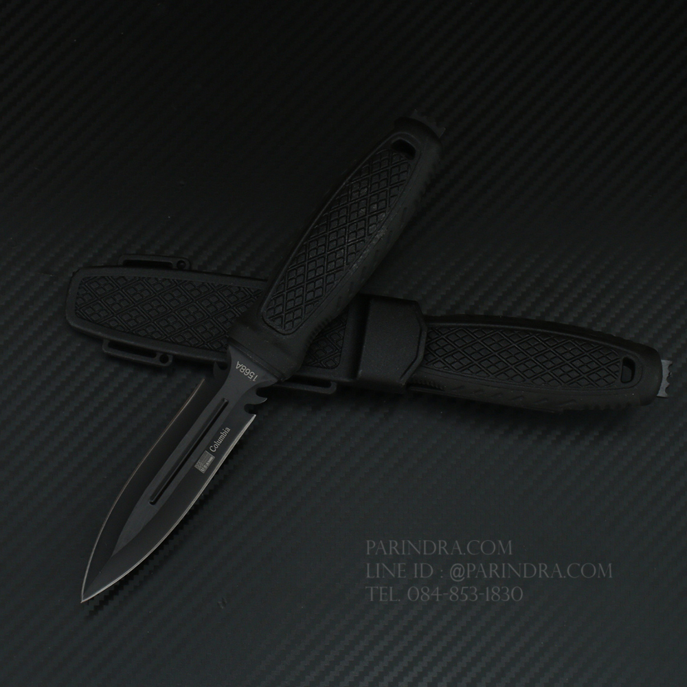 มีดใบตาย Columbia Tactical 1568A ใบมีดสองคม