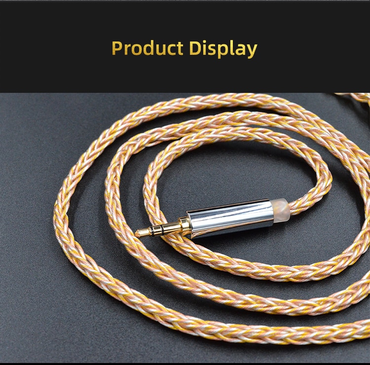 ขาย KZ Gold Mix สายอัพเกรดหูฟัง สำหรับหูฟัง KZ ขั้วพินC