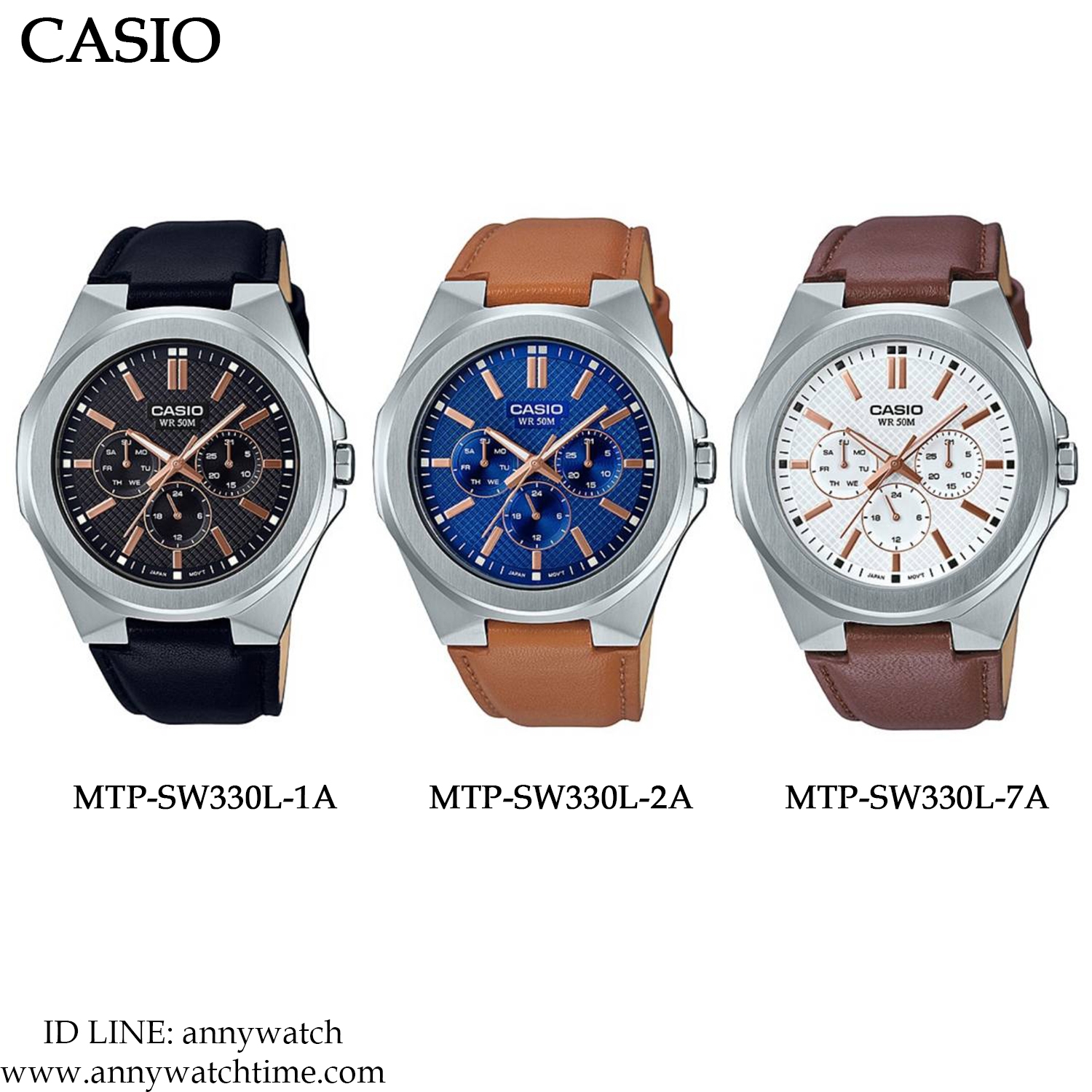 CASIO MTP-SW330L-2A