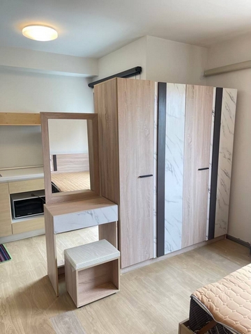 ให้เช่าเดอะ พอยต์ คอนโด รังสิต คลอง 6 ตึก C ชั้น 5 ขนาด 26 ตร.ม.เฟอร์ครบ เครื่องใช้ไฟฟ้าครบ