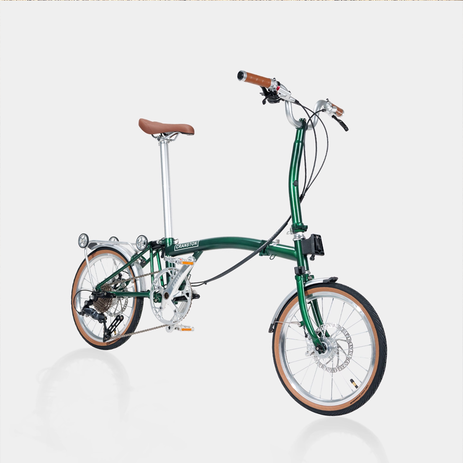CRANSTON D9 — 16” Disc Brake Folding Bike with Shimano 9-Speed | Ultra-Light 11.5kg | Max Load 120kg