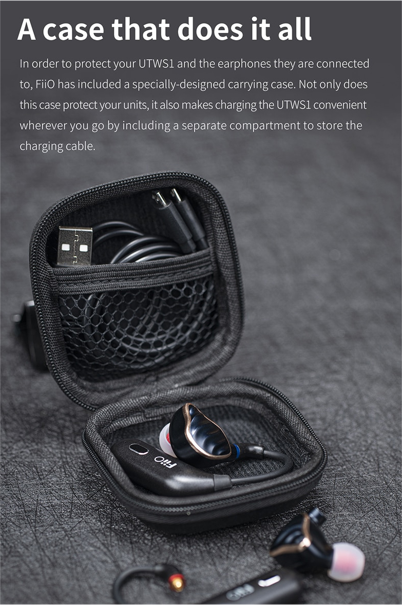 ขาย FiiO UTWS1 อะแดปเตอร์เปลี่ยนหูฟังให้รองรับ True Wireless Bluetooth