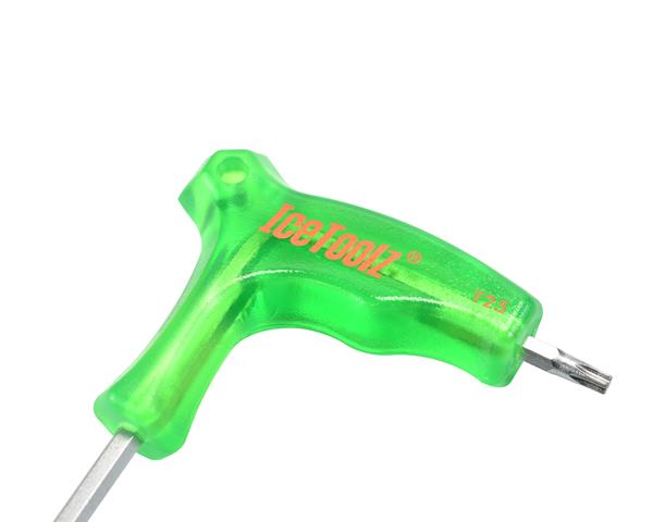 IceToolz Allen key 7T25, Twinhead with handle T25, green