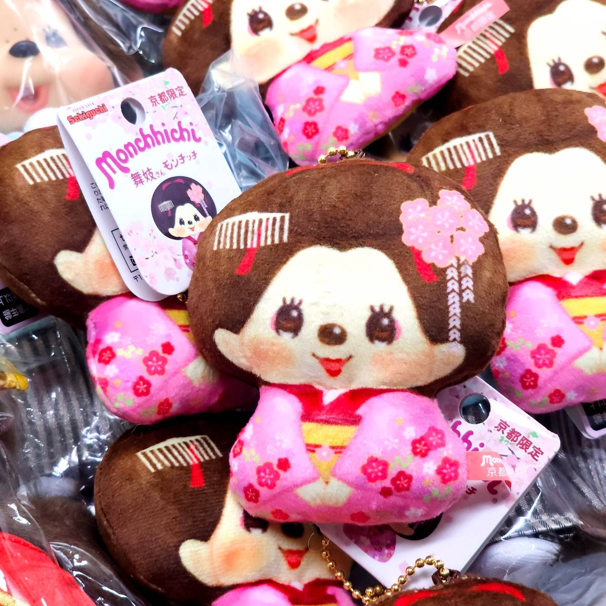 พวงกุญแจน้อง monchhichi limited kyoto