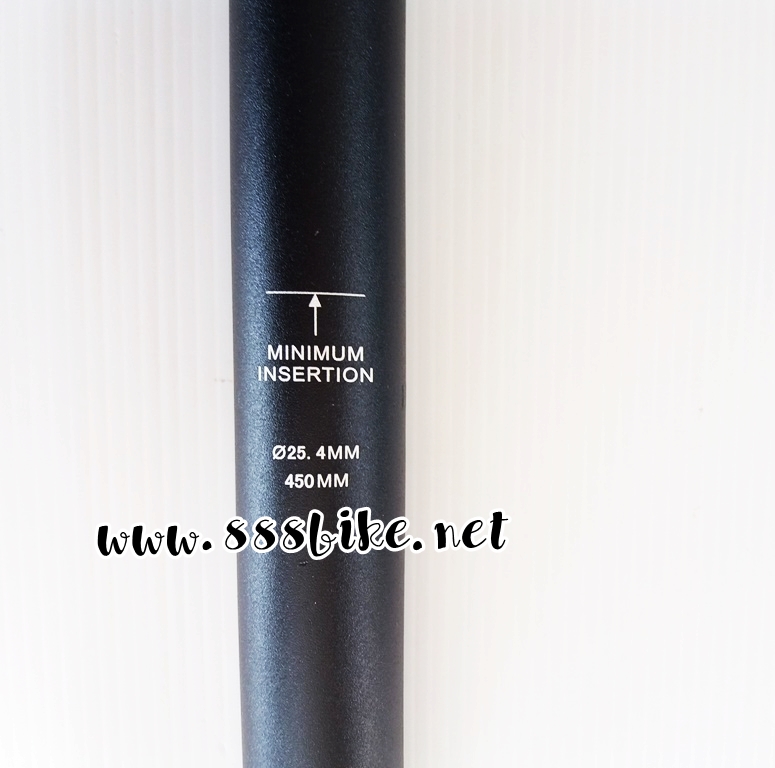 หลักอานอลูมืเนียม TRUVATIV XR สีดำ ยาว 450มม มีขนาด 25.4,27.2,28.6,31.8 ,31.6