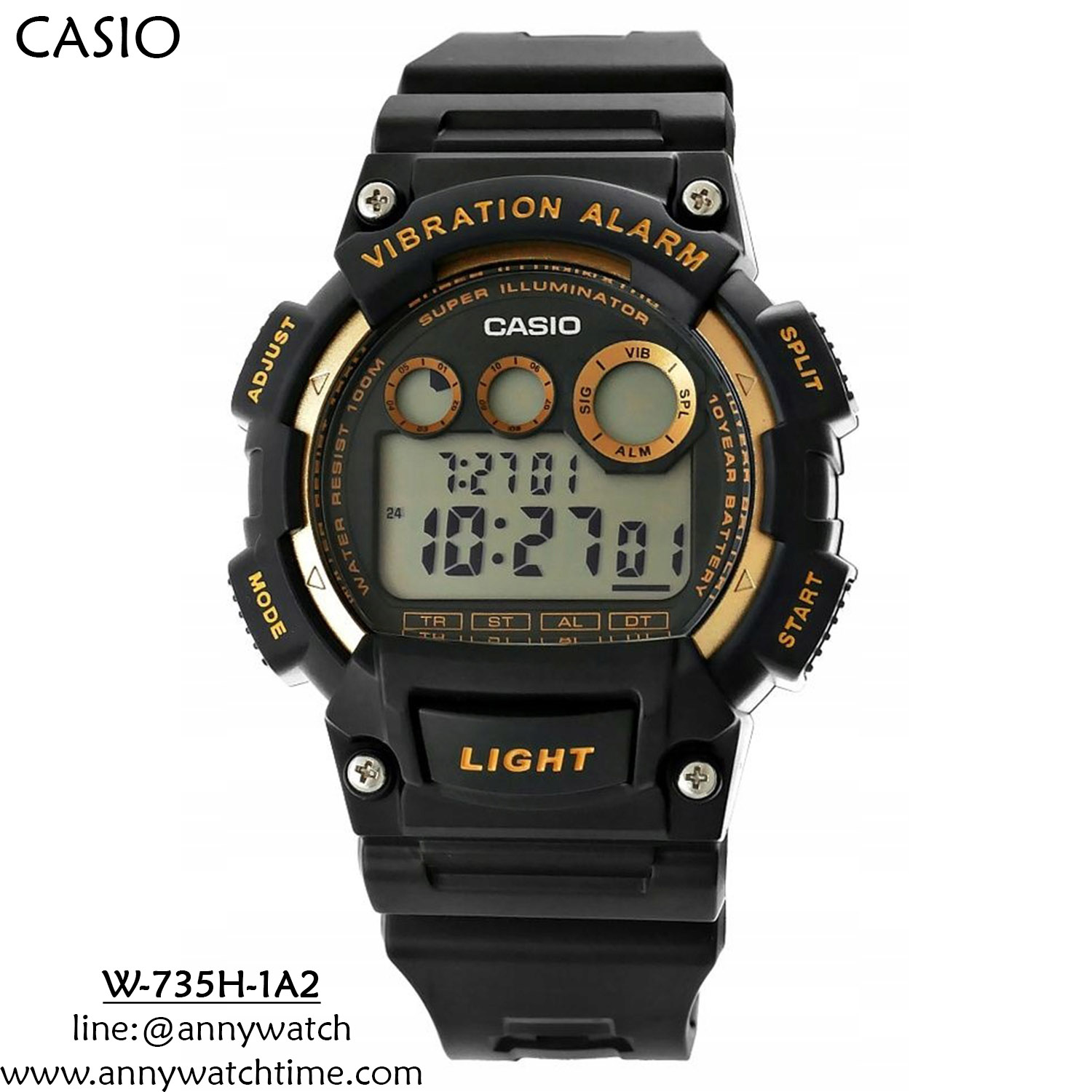 CASIO W-735H-1A2
