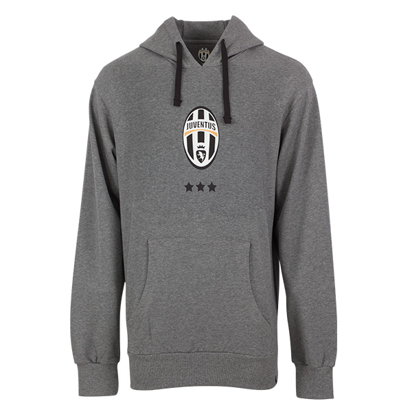 เสื้อฮู้ดยูเวนตุสของแท้ Juventus Crest Hoody Grey