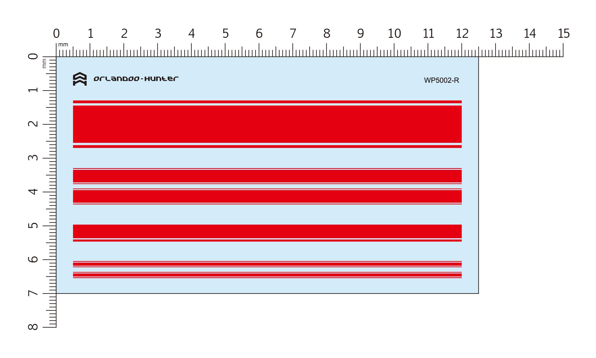 DECAL (RED STREAK) WP5002-R