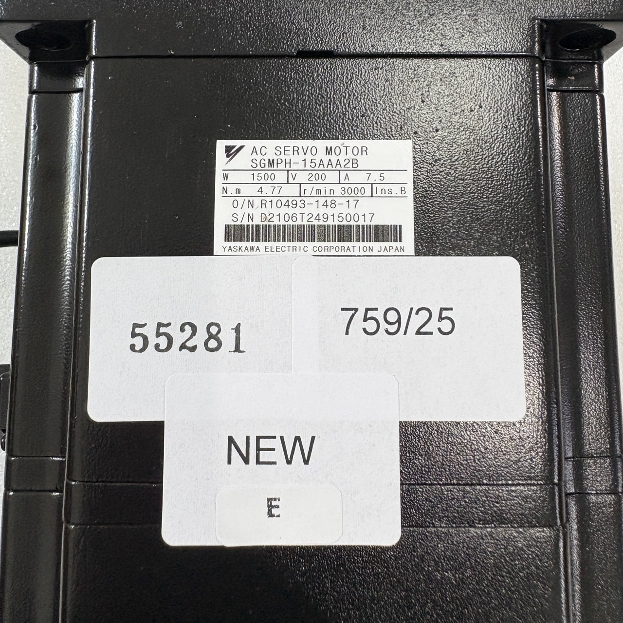 SGMPH-15AAA2B SERVO MOTOR “ YASKAWA ”